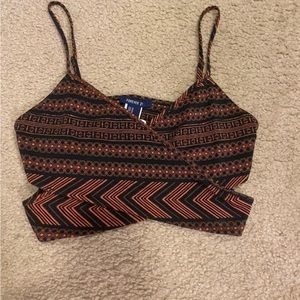 Forever 21 Aztec Crop Top